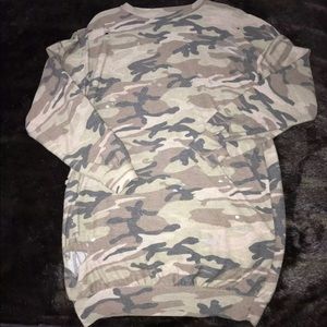 Camo Oversized Sweater